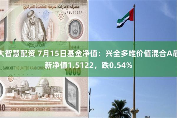 大智慧配资 7月15日基金净值：兴全多维价值混合A最新净值1.5122，跌0.54%